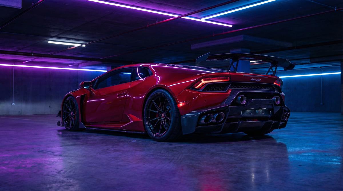 黄色仓库跑车改装视频